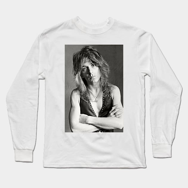 Randy Rhoads Art Print Guitarist Heavy Metal Hard Rock Long Sleeve T-Shirt by ZiggyPrint